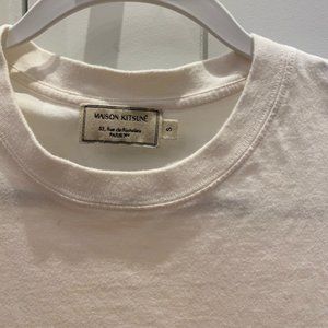 Maison Kitsune - White T-Shirt (Barely Worn)